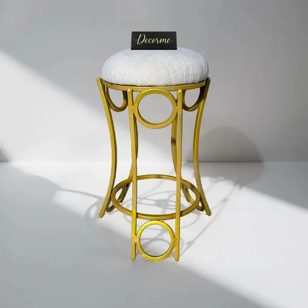 Golden_Curved_Ring_Vanity_Stool_Warm_Ivory