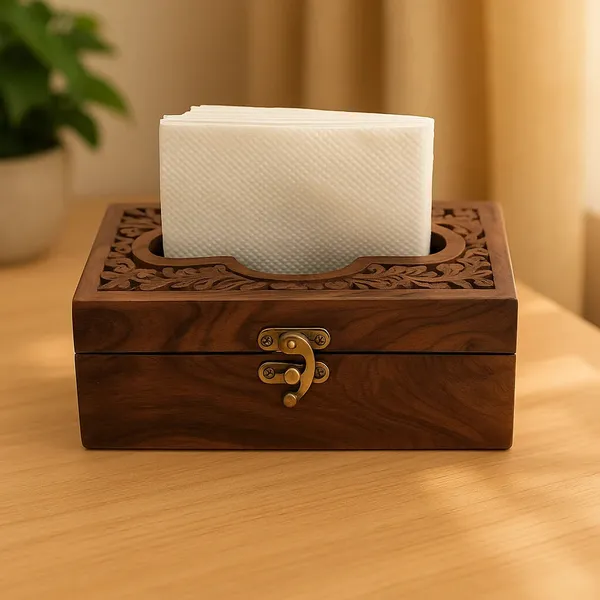 Decorum_Woodease_Rectangular_Tissue_Holder