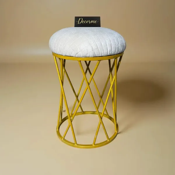 Warm_Ivory_Modern_Criss_Cross_Iron_Stool_Golden