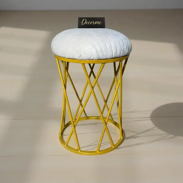 Warm_Ivory_Modern_Criss_Cross_Iron_Stool_Golden