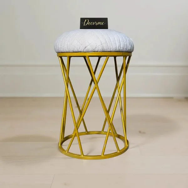Warm_Ivory_Modern_Criss_Cross_Iron_Stool_Golden