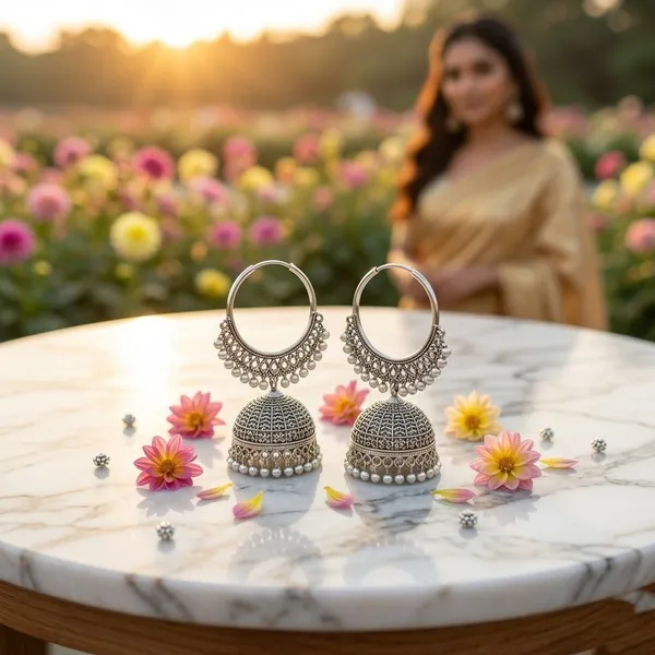Oxidized_Silver_Jhumka_Earrings_With_Intricate_Detailing