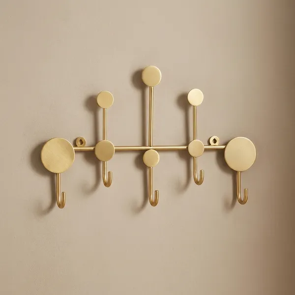 Nordic_Decorative_Wall_Mounted_Iron_Coat_Rack_Black_And_Golden_Gold