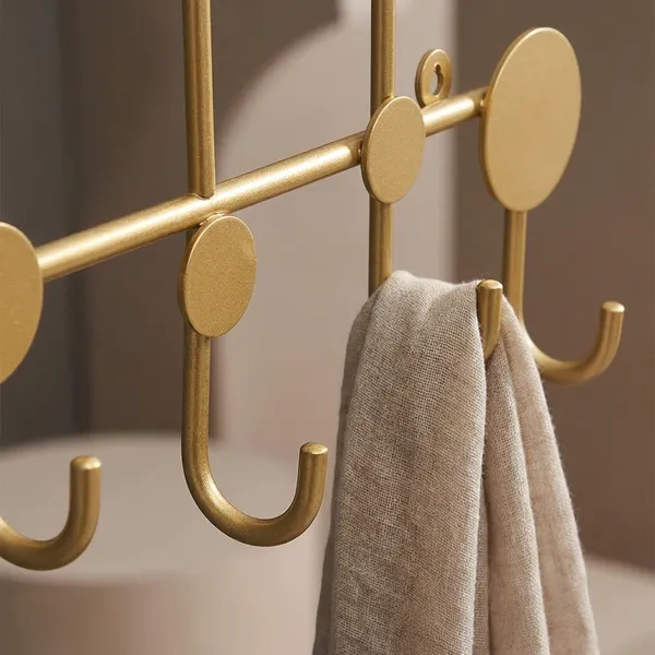 Nordic_Decorative_Wall_Mounted_Iron_Coat_Rack_Black_And_Golden_Gold