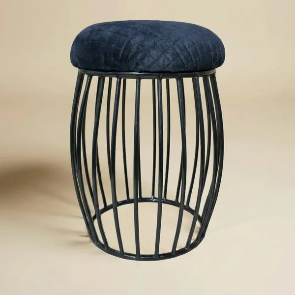 Contemporary_Vertical_Rod_Iron_Stool_Midnight_Blue