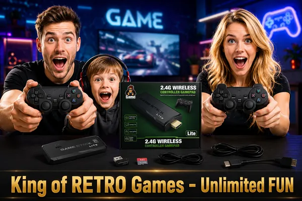 M8_Black_Wireless_Retro_Game_Console_With_Set_of_2_Dual_Controllers_|_USB_Plug_In_|_Up_to_10_meters_of_wireless_control