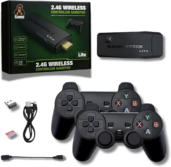 M8_Black_Wireless_Retro_Game_Console_With_Set_of_2_Dual_Controllers_|_USB_Plug_In_|_Up_to_10_meters_of_wireless_control