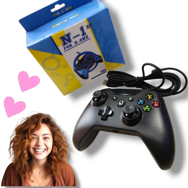 Black_Usb_Wired_Controller_For_Xbox_One