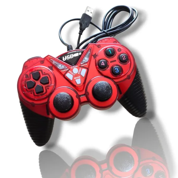 Red_Wired_Usb_Gamepad_Controller_For_Ps3_And_Pc