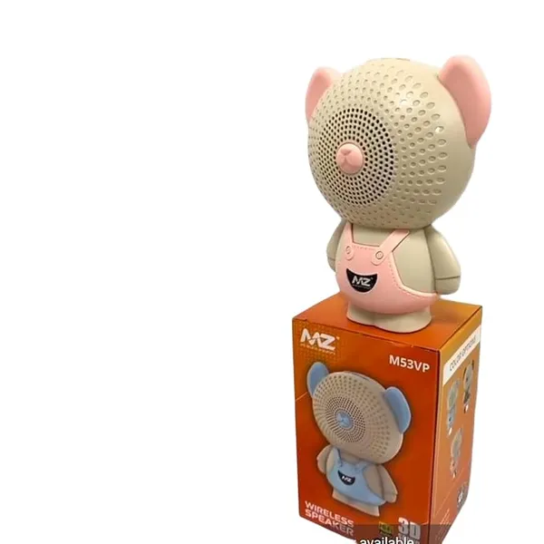 Peach_Bear_Shaped_Bluetooth_Speaker