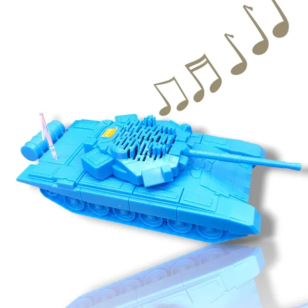 Blue_Tank_Shape_Portable_Speaker_For_Kids