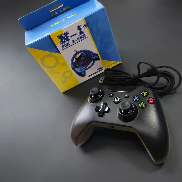 Black_Usb_Wired_Controller_For_Xbox_One