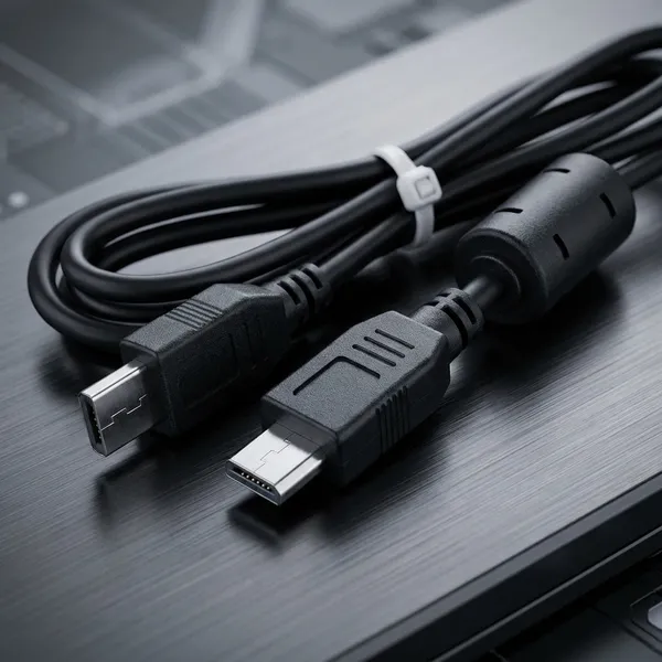 Blue_Usb_To_Mini_Usb_Charging_Cable