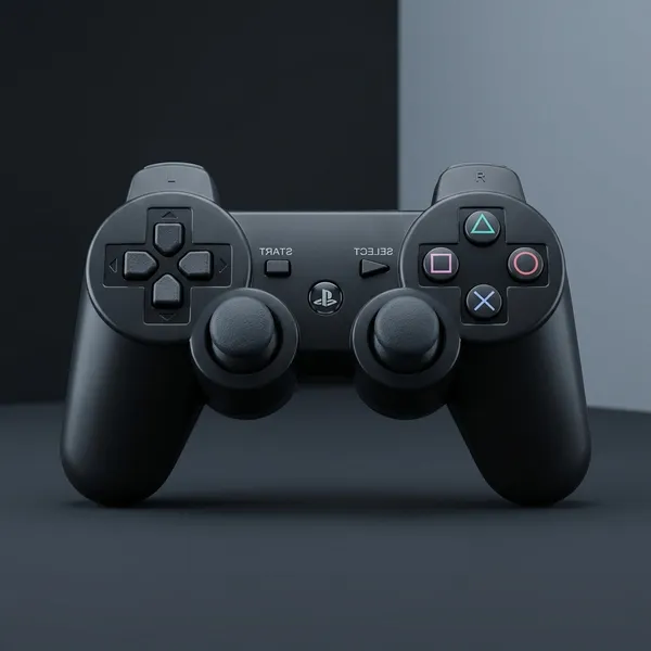 Black_Wireless_Controller_For_Ps3