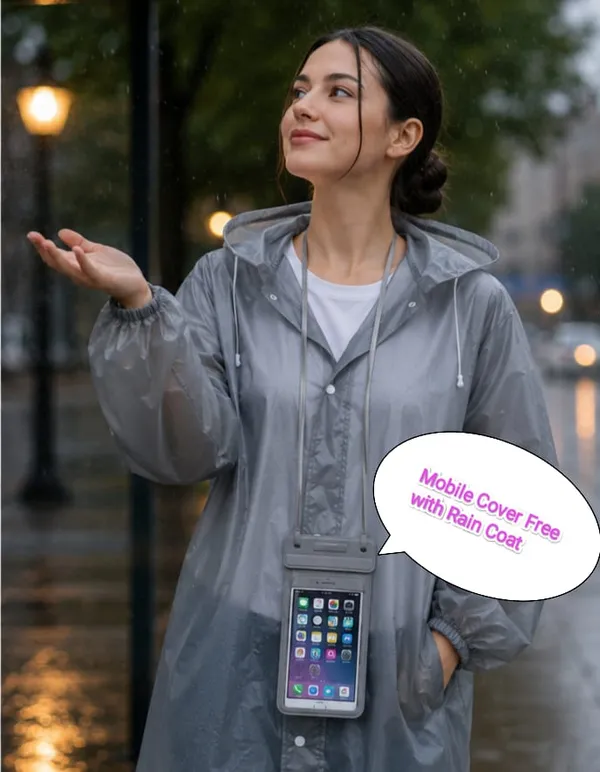 Premium_Reusable_Waterproof_Hooded_Raincoat_for_Men_&_Women_|_Lightweight_Long_Rain_Wear_|_Unisex_PVC_Rain_Coat_with_Full_Sleeves_&_Elastic_Cuffs_|_Travel,_Bike_&_Outdoor_Use_|