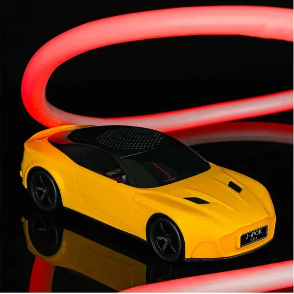 Yellow_Bluetooth_Car_Speaker_With_Fm_And_Usb