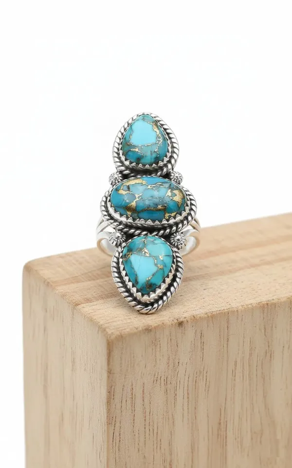Natural_Turquoise_Triple_Stone_Ring_for_Women_–_925_Sterling_Silver_Statement_Ring,_Genuine_Turquoise_Gemstone,_Bridal_Wedding_Engagement_Christmas_Jewelry
