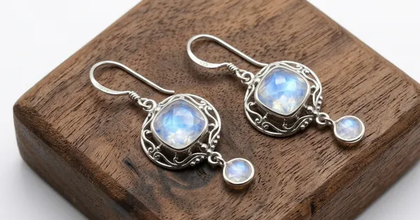 925_Sterling_Silver_Rainbow_Moonstone_Dangle_Earrings_for_Women_–_Cushion_Cut_Blue_Flash_Gemstone_Drop_Earrings,_Vintage_Filigree_Handmade_Jewelry