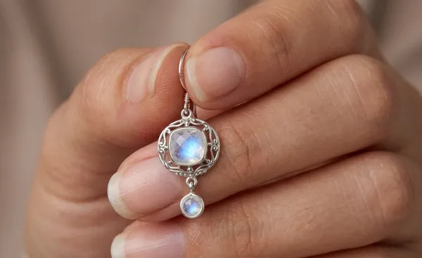 925_Sterling_Silver_Rainbow_Moonstone_Dangle_Earrings_for_Women_–_Cushion_Cut_Blue_Flash_Gemstone_Drop_Earrings,_Vintage_Filigree_Handmade_Jewelry