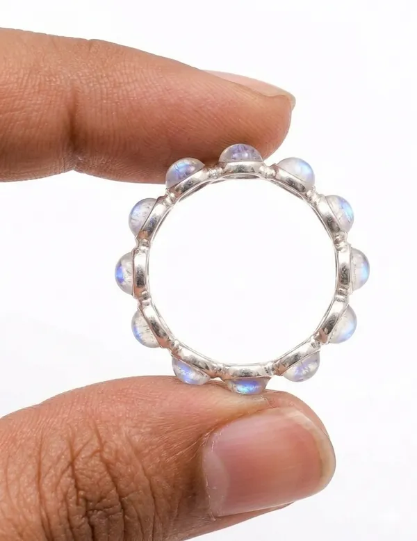 925_Sterling_Silver_Rainbow_Moonstone_Eternity_Ring_Natural_Band_Ring_for_Women_Stackable_Gemstone_Ring_Blue_Flash_Moonstone_Jewelry_Minimalist_Silver_Ring