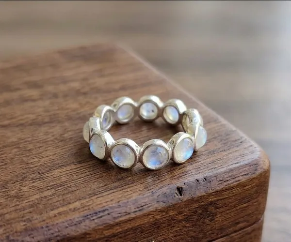 925_Sterling_Silver_Rainbow_Moonstone_Eternity_Ring_Natural_Band_Ring_for_Women_Stackable_Gemstone_Ring_Blue_Flash_Moonstone_Jewelry_Minimalist_Silver_Ring