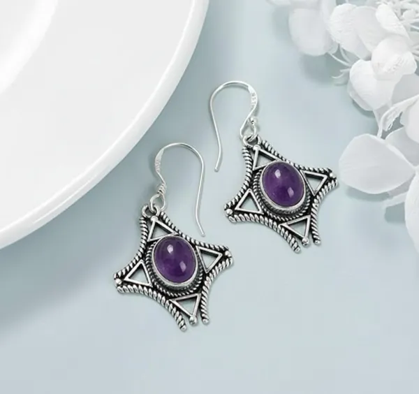 Natural_Amethyst_Gemstone_Handmade_Premium_Earring_For_Women