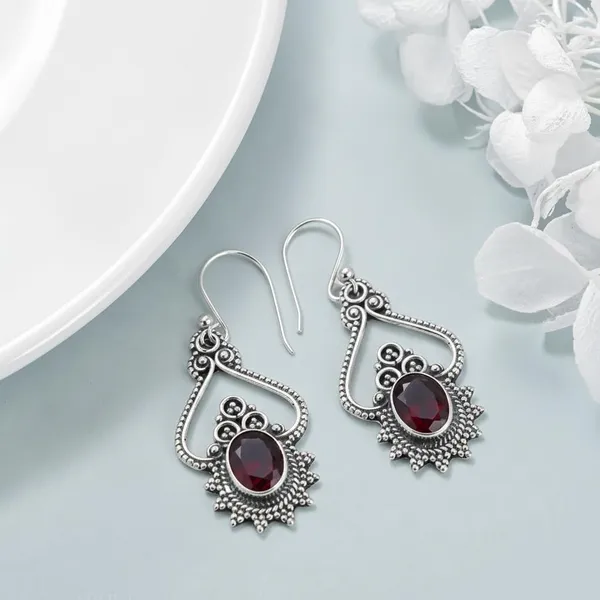 Garnet_Drop_Earrings_for_Women_Handmade_Oval_Natural_Red_Gemstone_Vintage_Ethnic_Dangle_Earrings_for_Her_Jewelry