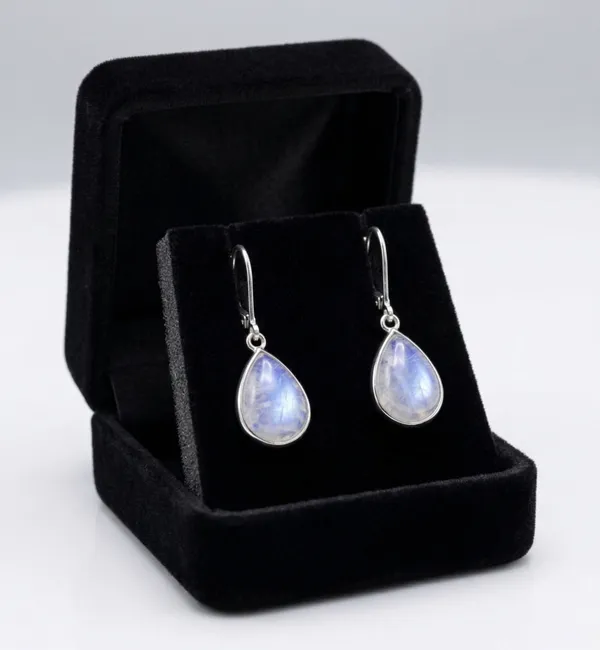 Handcrafted_Rainbow_Moonstone_Earrings_for_Women,_925_Sterling_Silver_Pear_Cut_Moonstone_Drop_Earrings,_Genuine_Blue_Flash_Gemstone_Leverback_Earrings,_Artisan_Jewelry