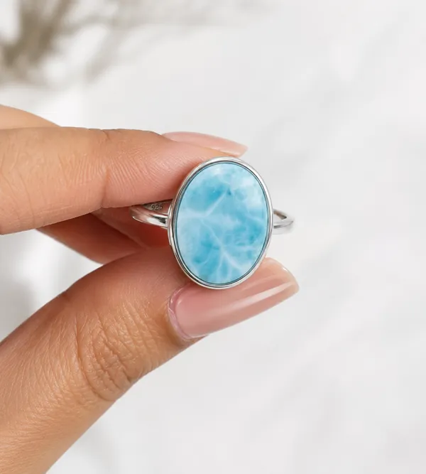 Handmade_Larimar_Ring_in_925_Sterling_Silver,_Natural_Oval_Blue_Gemstone_Ring_for_Women,_Minimalist_Silver_Ring,_Tropical_Inspired_Jewelry,_Everyday_Statement_Ring