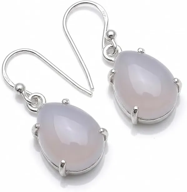JUS_925_Sterling_Silver_Moonstone_Dangle_Earrings_for_Women_Oval_Cabochon_Natural_Gemstone_Drop_Earrings_Handmade_Minimalist_Artisan_Silver_Everyday_Fashion_June_Birthstone_Jewelry