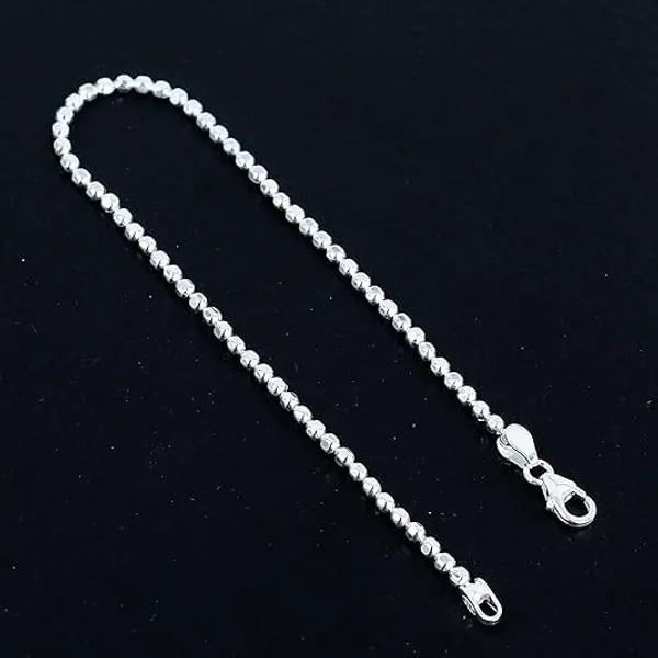 JUS_925_Sterling_Silver_Ball_Bead_Chain_Bracelet_for_Women_&_Men_Minimalist_Polished_Bead_Link_Bracelet_Durable_Lobster_Clasp_Lightweight_Everyday_Jewelry_8_Inch