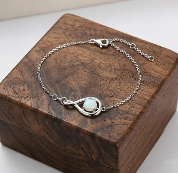 JUS_Created_Opal_Bracelet_925_Sterling_Silver_Minimalist_Bezel_Set_Opal_Chain_Bracelet,_Adjustable_7–8_Inch,_Dainty_Iridescent_Gemstone_Jewelry