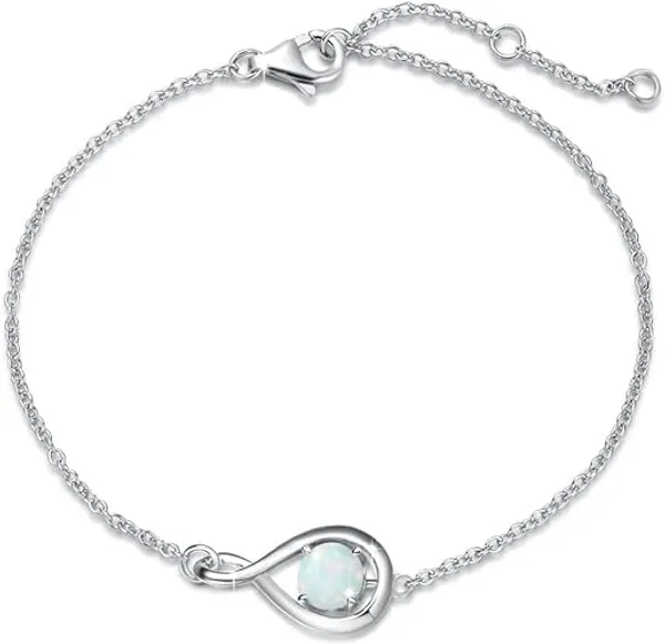 JUS_Created_Opal_Bracelet_925_Sterling_Silver_Minimalist_Bezel_Set_Opal_Chain_Bracelet,_Adjustable_7–8_Inch,_Dainty_Iridescent_Gemstone_Jewelry