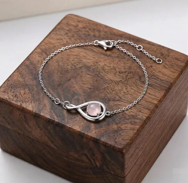 Rose_Quartz_Bracelet_925_Sterling_Silver_–_Minimalist_Bezel_Set_Pink_Gemstone_Chain_Bracelet,_Adjustable_7–8_Inch,_Dainty_Fine_Jewelry