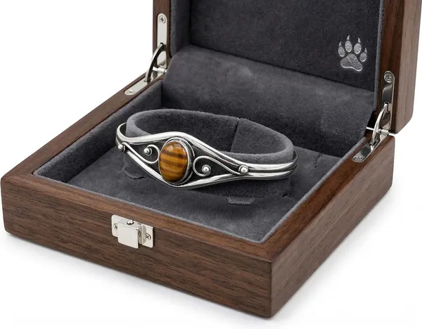Tiger's_Eye_Brown_And_Silver_Premium_Bracelet_For_Women