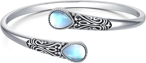 White_And_Light_Blue_Silver_Premium_Bracelet_For_Women
