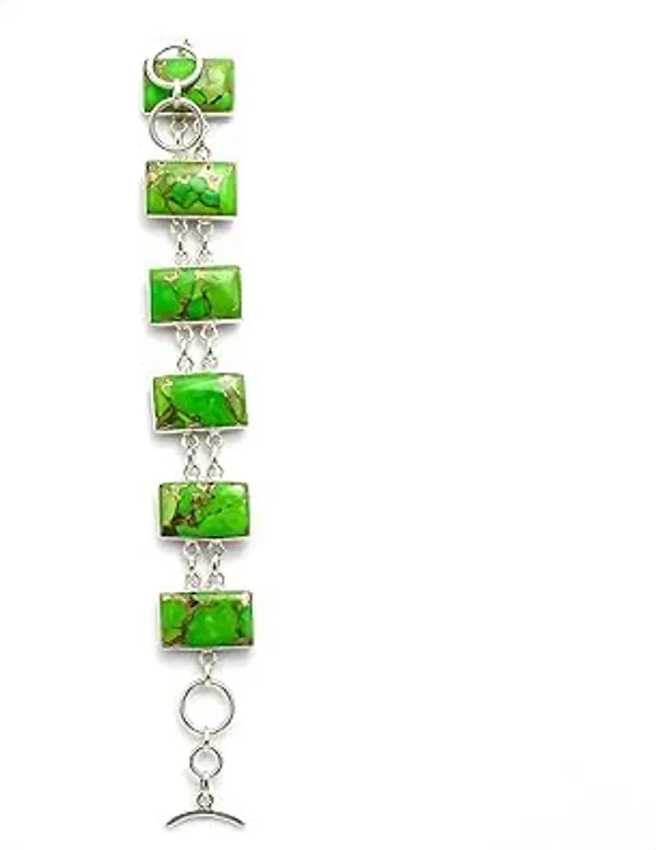 Green_And_Silver_Premium_Bracelet_For_Women