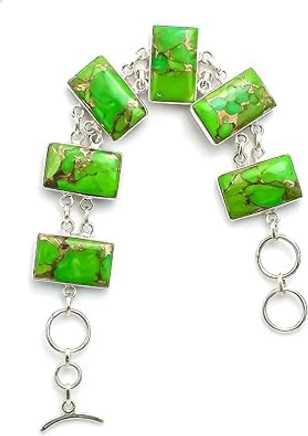 Green_And_Silver_Premium_Bracelet_For_Women