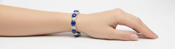 Natural_Lapis_Lazuli_Bracelet_Oval_Blue_Gemstone_Link_Chain_Bracelet_with_Lobster_Clasp
