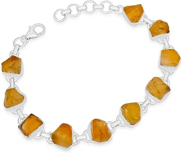 Natural_Citrine_Gemstone__Premium_Bracelet_For_Women