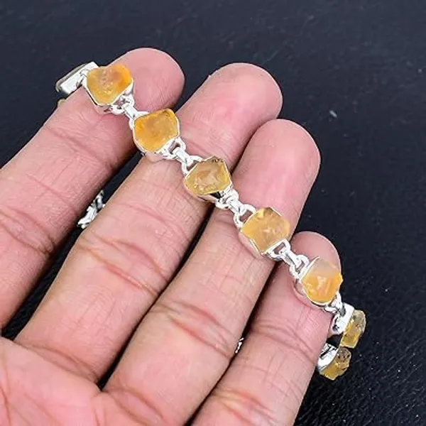 Natural_Citrine_Gemstone__Premium_Bracelet_For_Women