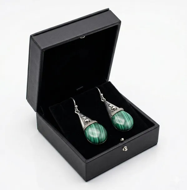 Natural_Malachite_Teardrop_Dangle_Earrings_for_Women_925_Sterling_Silver_Handmade_Green_Striped_Gemstone_Drop_Earrings_Boho_Statement_Jewelry_Gift_for_Her_French_Wire_Hook