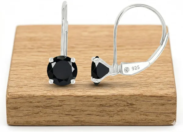 Black_Onyx_Leverback_Earrings_for_Women_925_Sterling_Silver_Round_Faceted_Dangle_Earrings_Genuine_Onyx_Drop_Earrings_Handmade_Fine_Jewelry