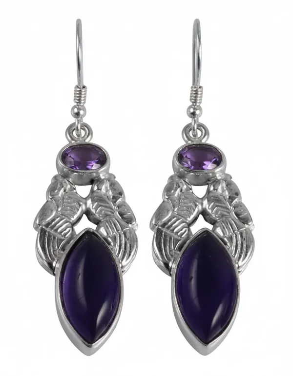 Amethyst_Dangle_Earrings_for_Women_Natural_Purple_Amethyst_Cabochon_Handmade_Drop_Earrings_Vintage_Boho_Statement_Jewelry
