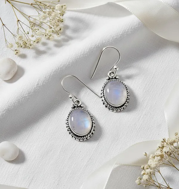 Moonstone_Gemstone_Handmade_Silver_Premium_Earring_For_Women