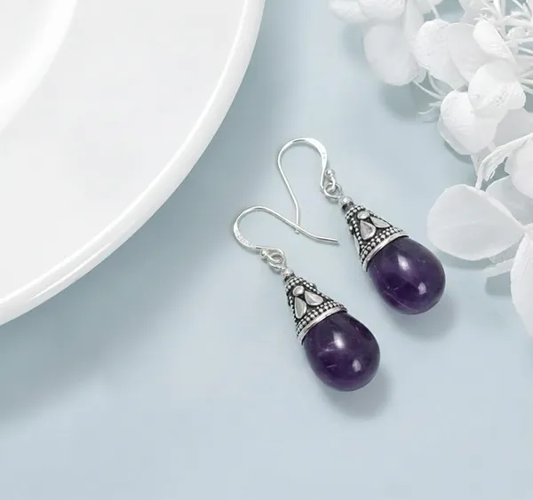 Amethyst_Drop_Earrings_Natural_Purple_Gemstone_Handmade_Teardrop_Dangle_Earrings_for_Women_Wedding_Engagement_Birthday_Jewellery_for_Her