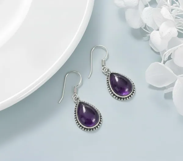 925_Sterling_Silver_Natural_Amethyst_Teardrop_Dangle_Earrings_for_Women_Handmade_Purple_Gemstone_Drop_Earrings_for_Her