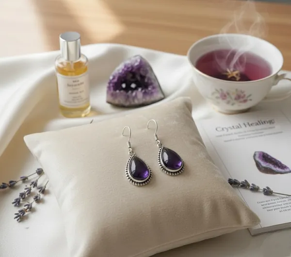 925_Sterling_Silver_Natural_Amethyst_Teardrop_Dangle_Earrings_for_Women_Handmade_Purple_Gemstone_Drop_Earrings_for_Her