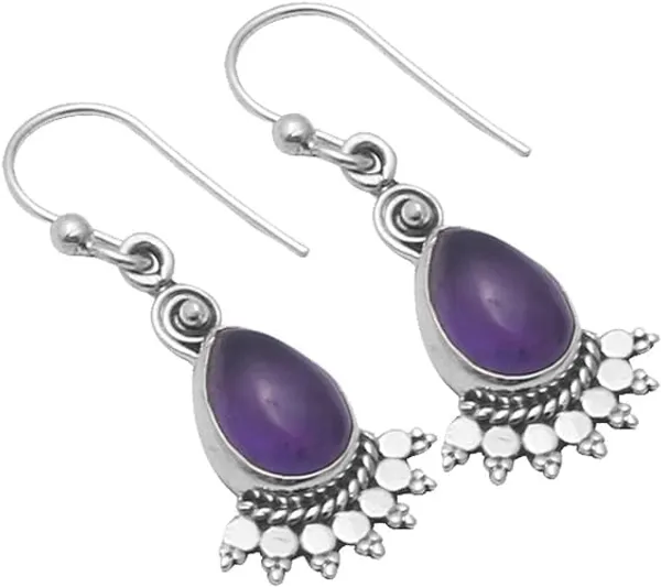 925_Sterling_Silver_Amethyst_Dangle_Earrings_for_Women_Handmade_Teardrop_Purple_Gemstone_Drop_Earrings_Boho_Ethnic_Jewelry