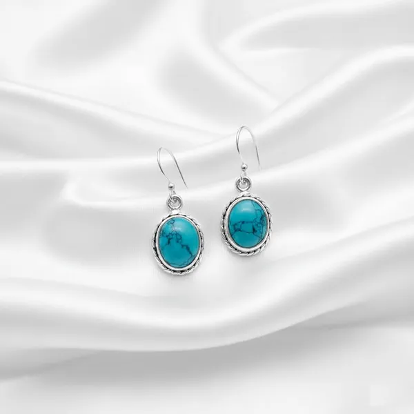 925_Sterling_Silver_Natural_Turquoise_Drop_Earrings_for_Women_Handmade_Oval_Blue_Gemstone_Dangle_Earrings_Boho_Artisan_Jewelry